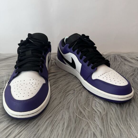 Nike Air Jordan 1 Low Court Purple Size 8.5 - Picture 12 of 16